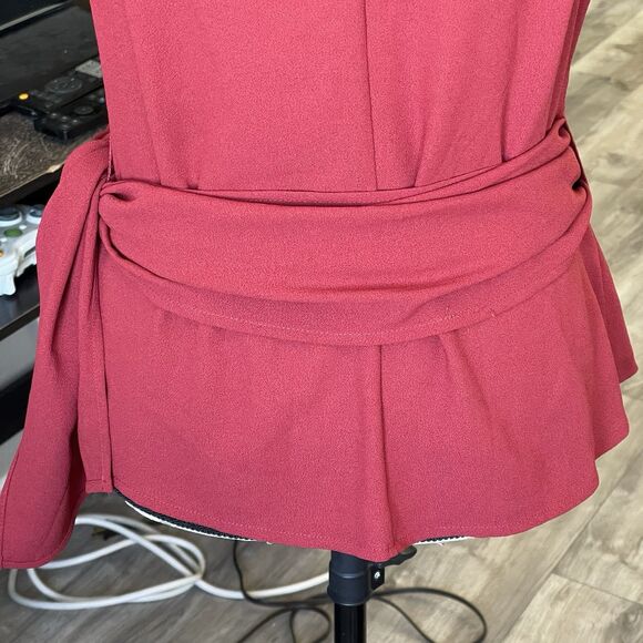 1. State Women's Blouse Medium Wrap Boho Elegant Cocktail Party Romantic Y2k - Picture 8 of 12